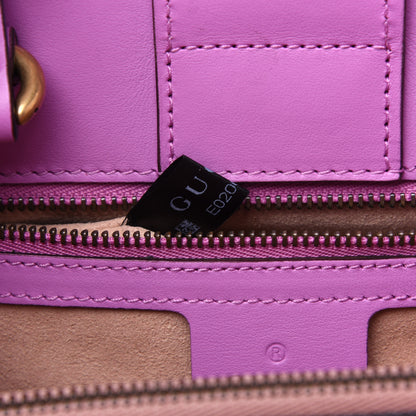 Gucci Calfskin Matelasse Small GG Marmont Tote Candy Mousse 10 of 15