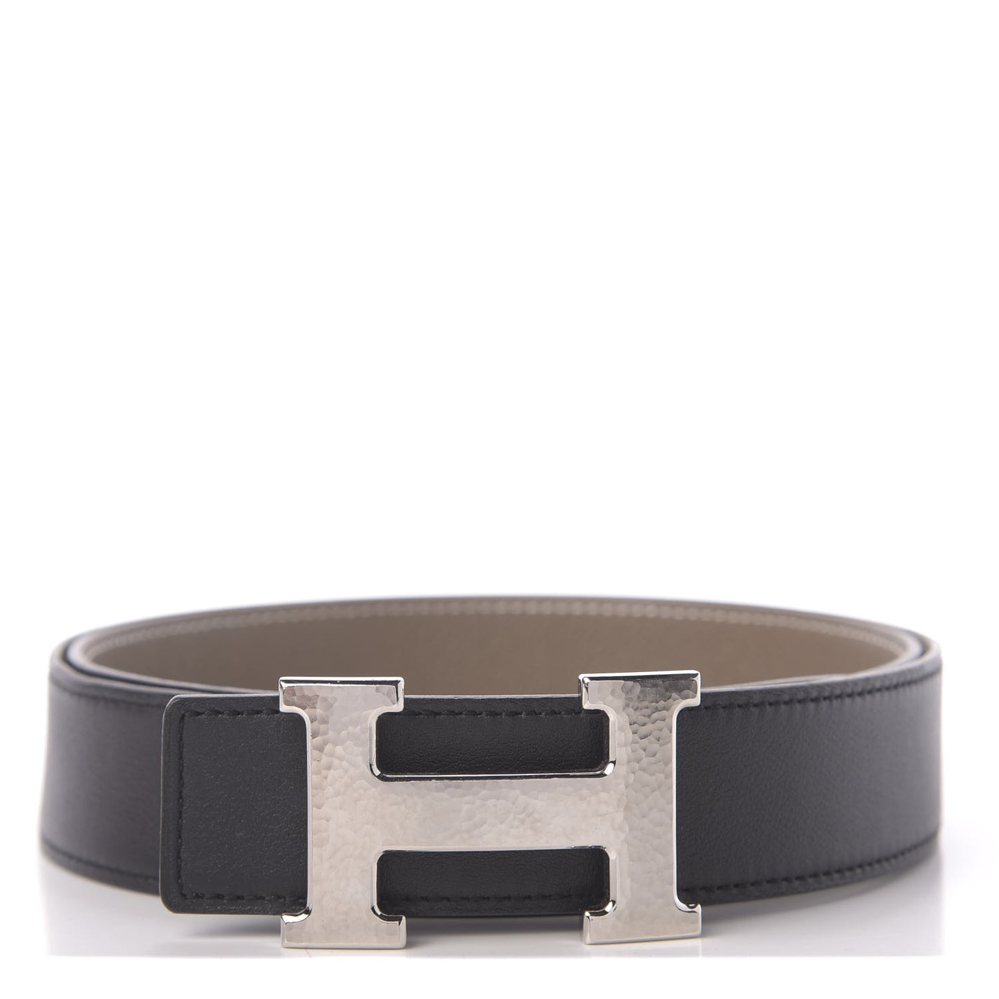Swift Epsom 32mm Martelee H Belt 90 Black Etoupe