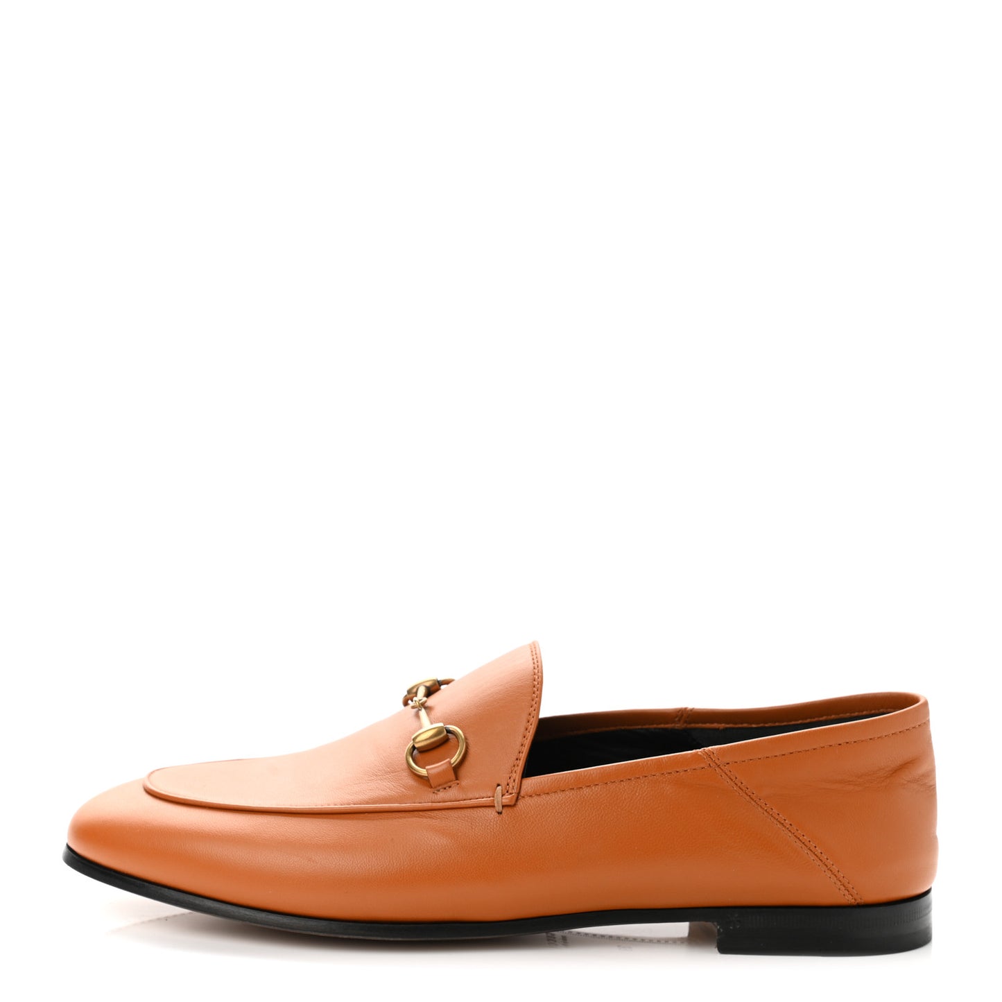 Lambskin Womens Brixton Horsebit Loafers 39 Crystal Copper