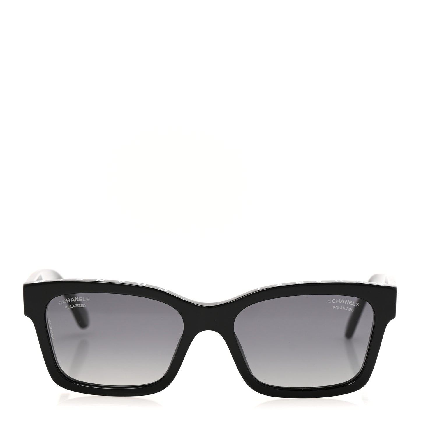Acetate Polarized Square Sunglasses 5417 Black