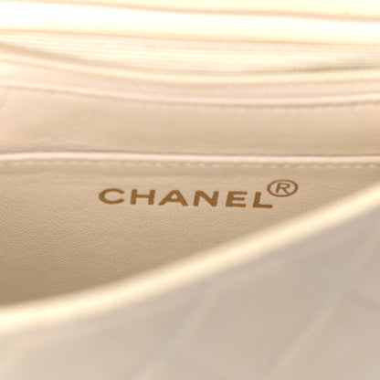 Chanel Lambskin Quilted Mini Square Flap Beige 5 of 5