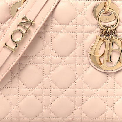 Christian Dior Lambskin Cannage Small My ABCDior Lady Dior Light Pink 8 of 13
