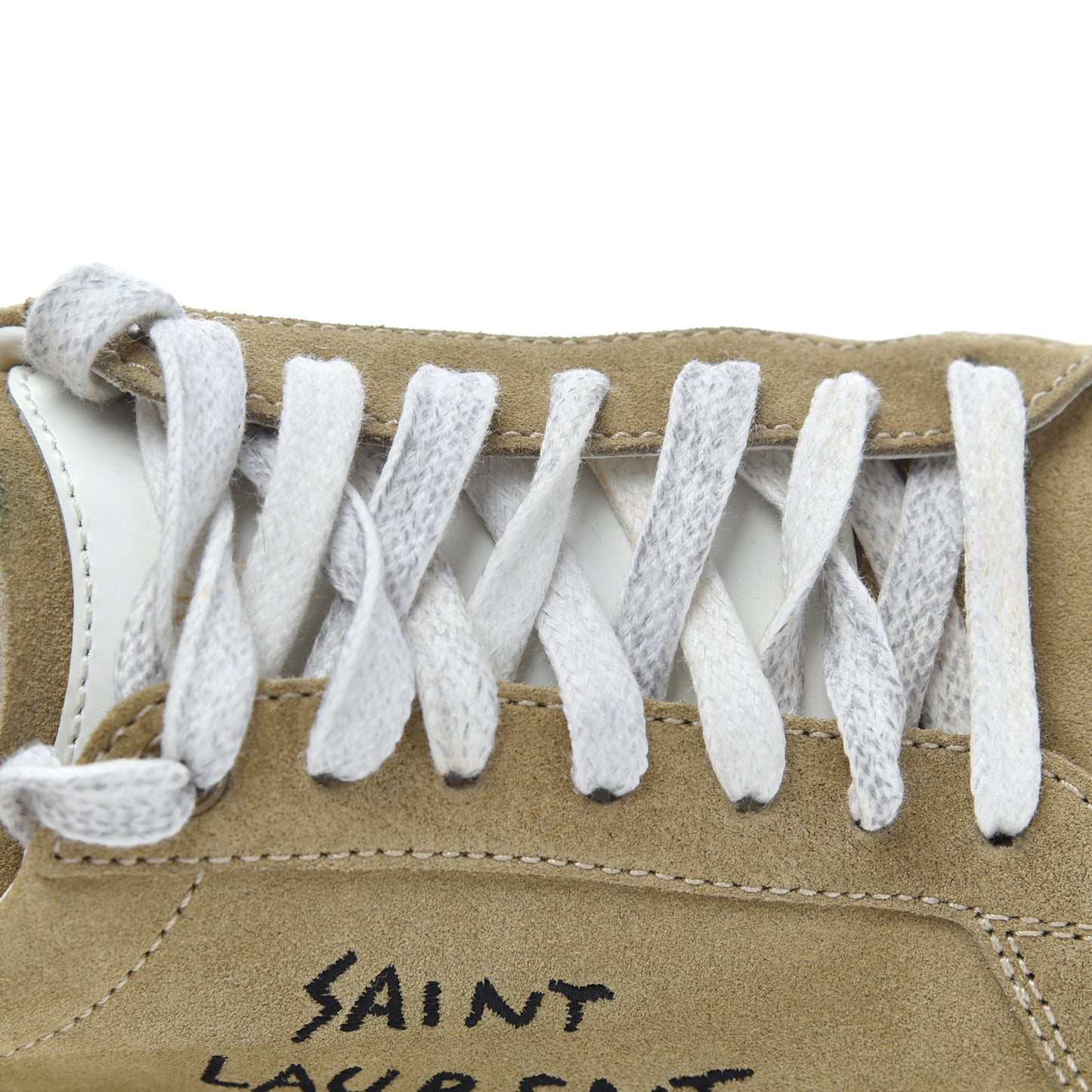 Distressed Suede Womens Court Classic Sneakers 38 Desert