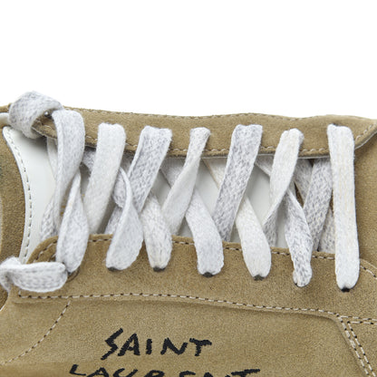 Saint Laurent Distressed Suede Womens Court Classic Sneakers 38 Desert 12 of 22