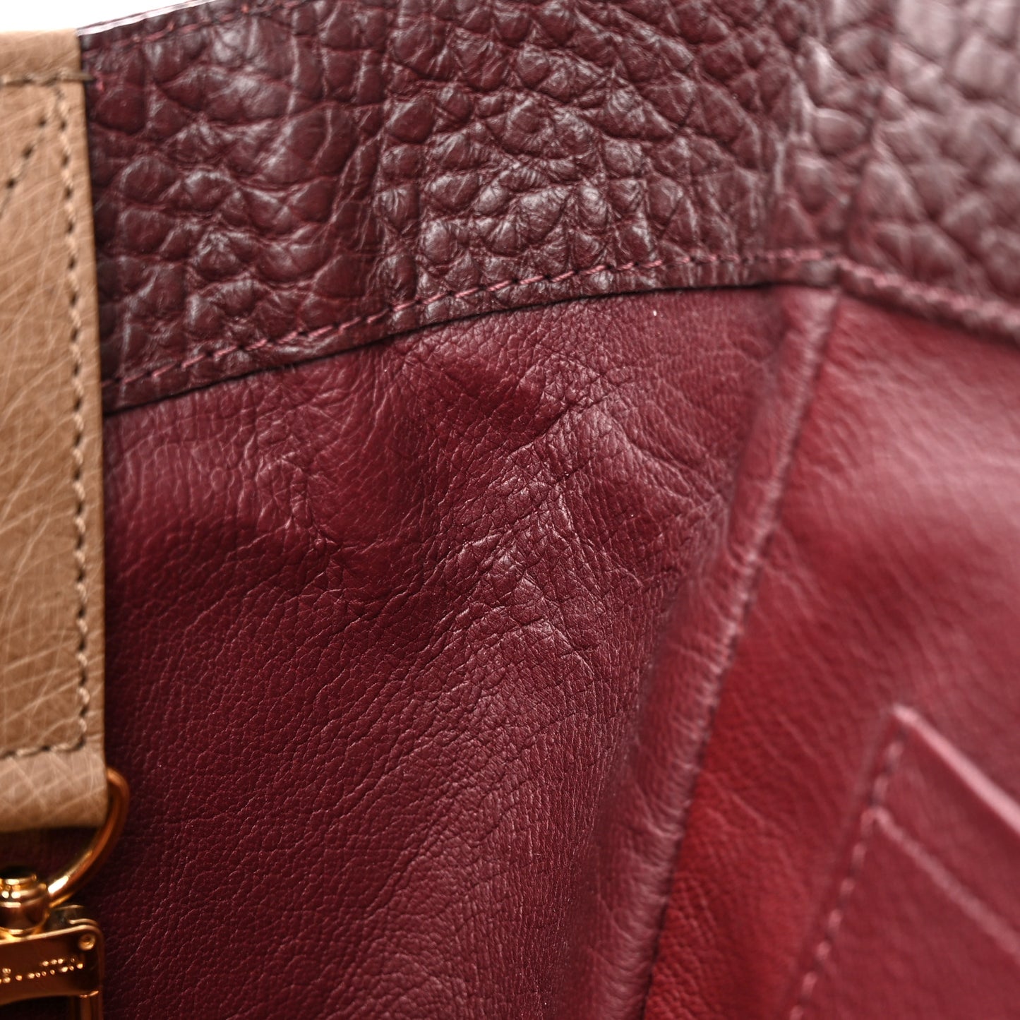 Ostrich Lizard Majestueux Tote MM Bordeaux