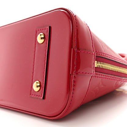 Louis Vuitton Vernis Alma BB Cherry 9 of 9