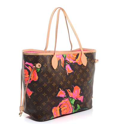 Louis Vuitton Monogram Roses Neverfull MM 3 of 7