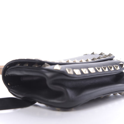 Valentino Garavani Calfskin Rockstud Belt Bag Black 6 of 18