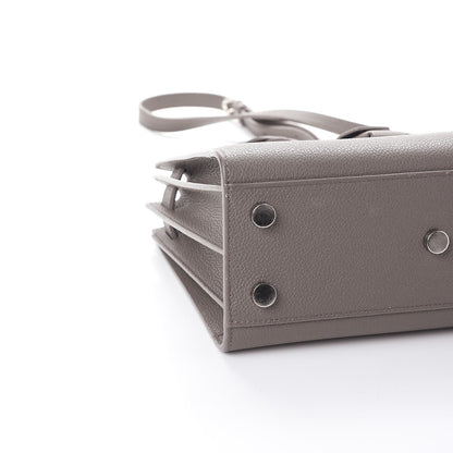 Saint Laurent Grained Calfskin Nano Sac De Jour Fog 13 of 15