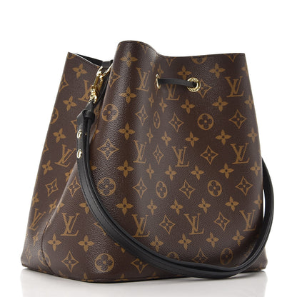 Louis Vuitton Monogram Neonoe MM Black 3 of 7