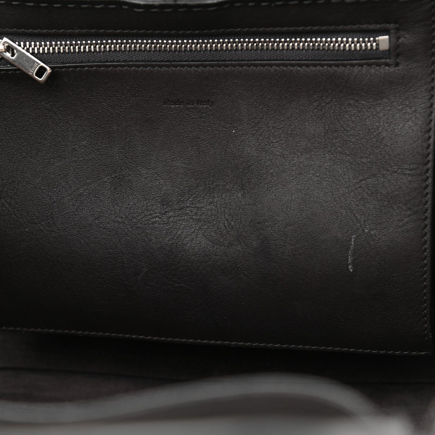 Smooth Calfskin Small Big Bag Liquorice