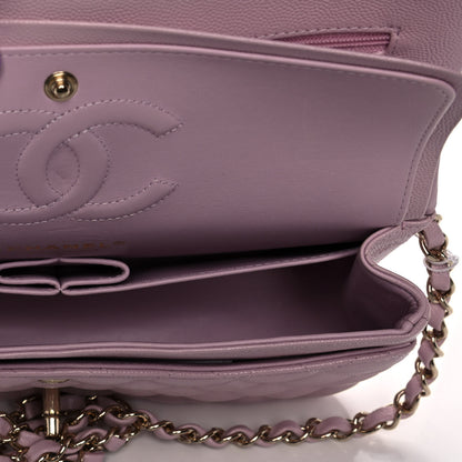 Chanel Caviar Quilted Medium Double Flap Light Pink 5 of 12