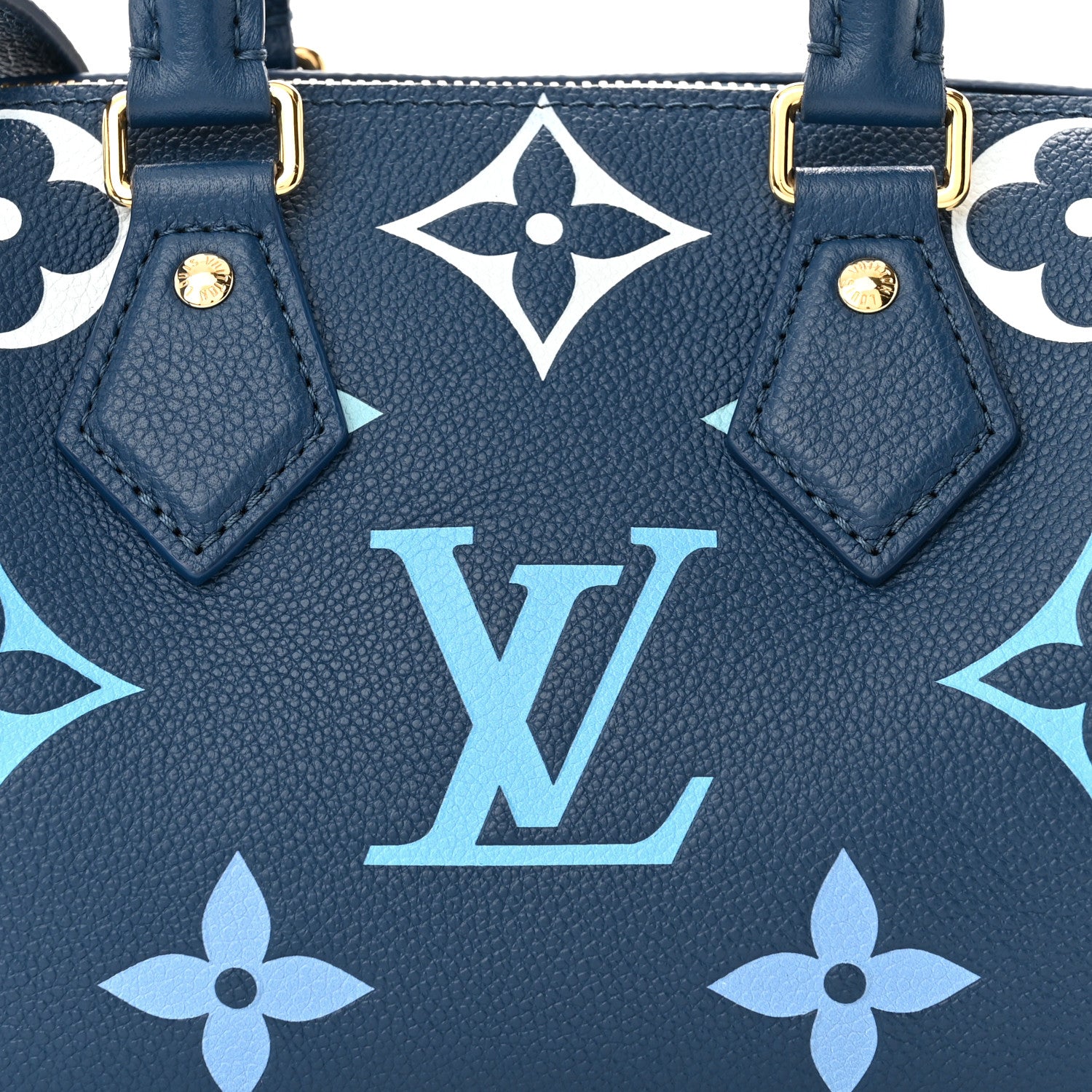 Louis Vuitton Empreinte Monogram Giant Speedy Bandouliere 20 Degrade Blue 7 of 9