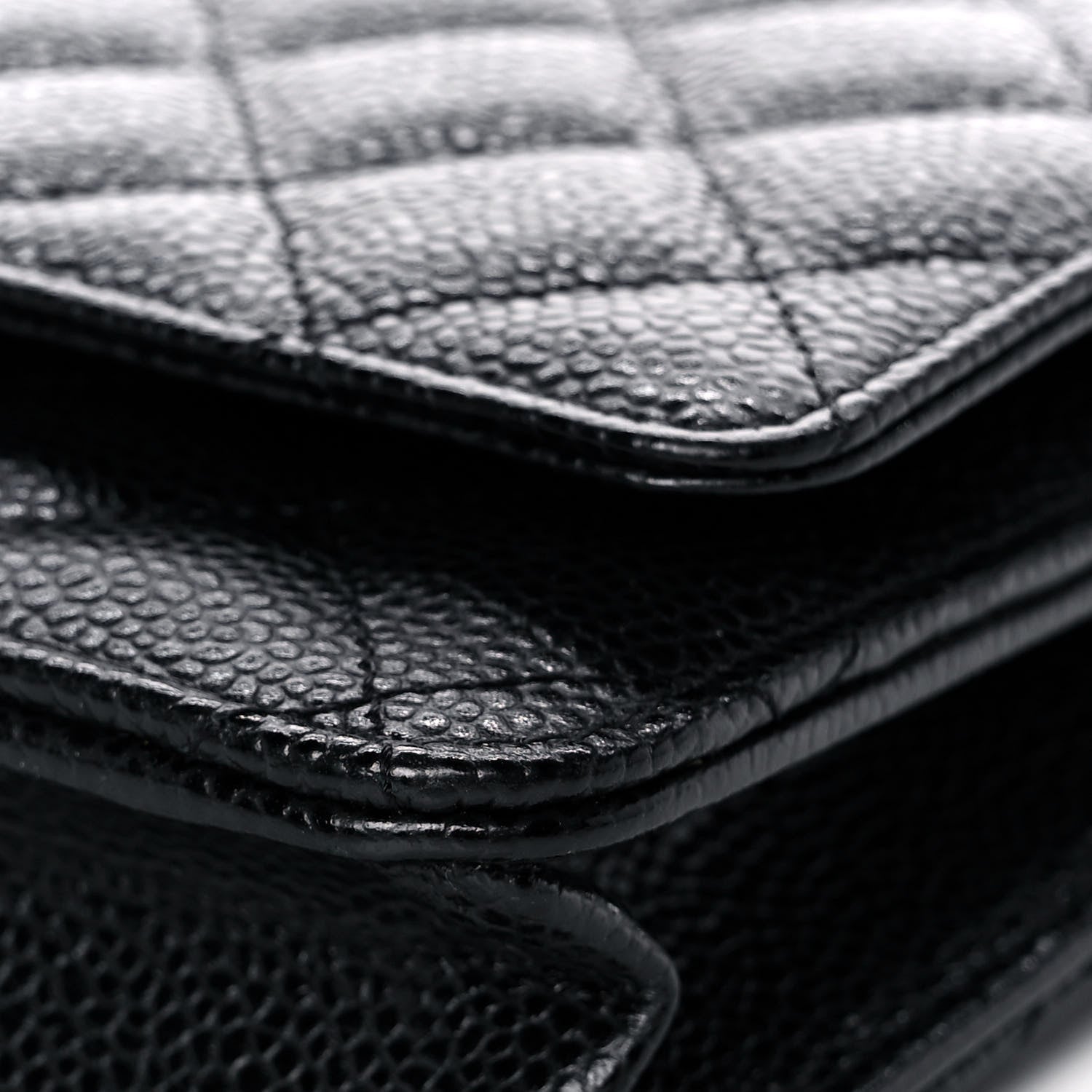 Chanel Caviar Quilted Wallet On Chain WOC Black 11 of 14