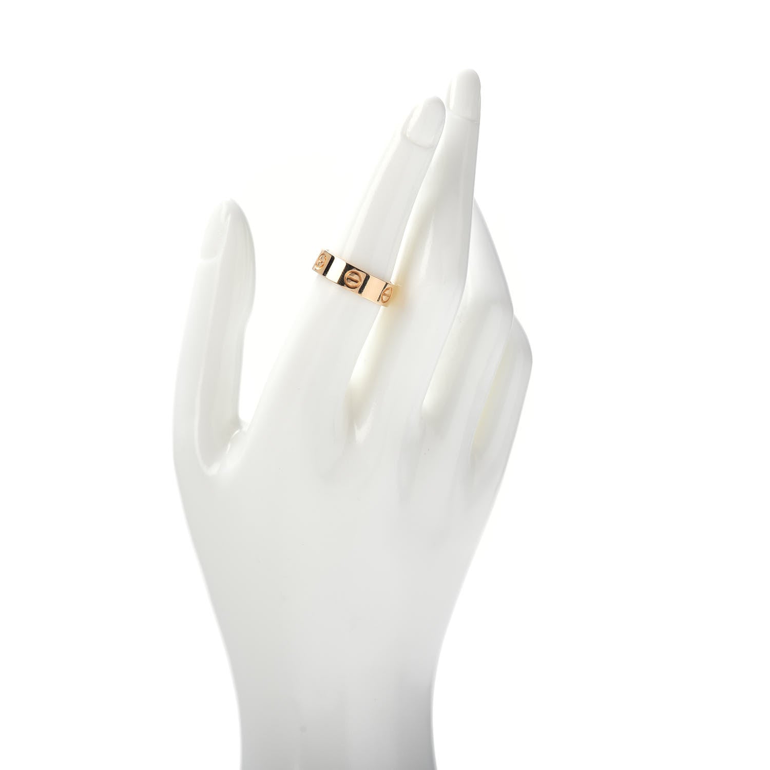 Cartier 18K Yellow Gold 5.5mm LOVE Ring 54 6.75 2 of 4