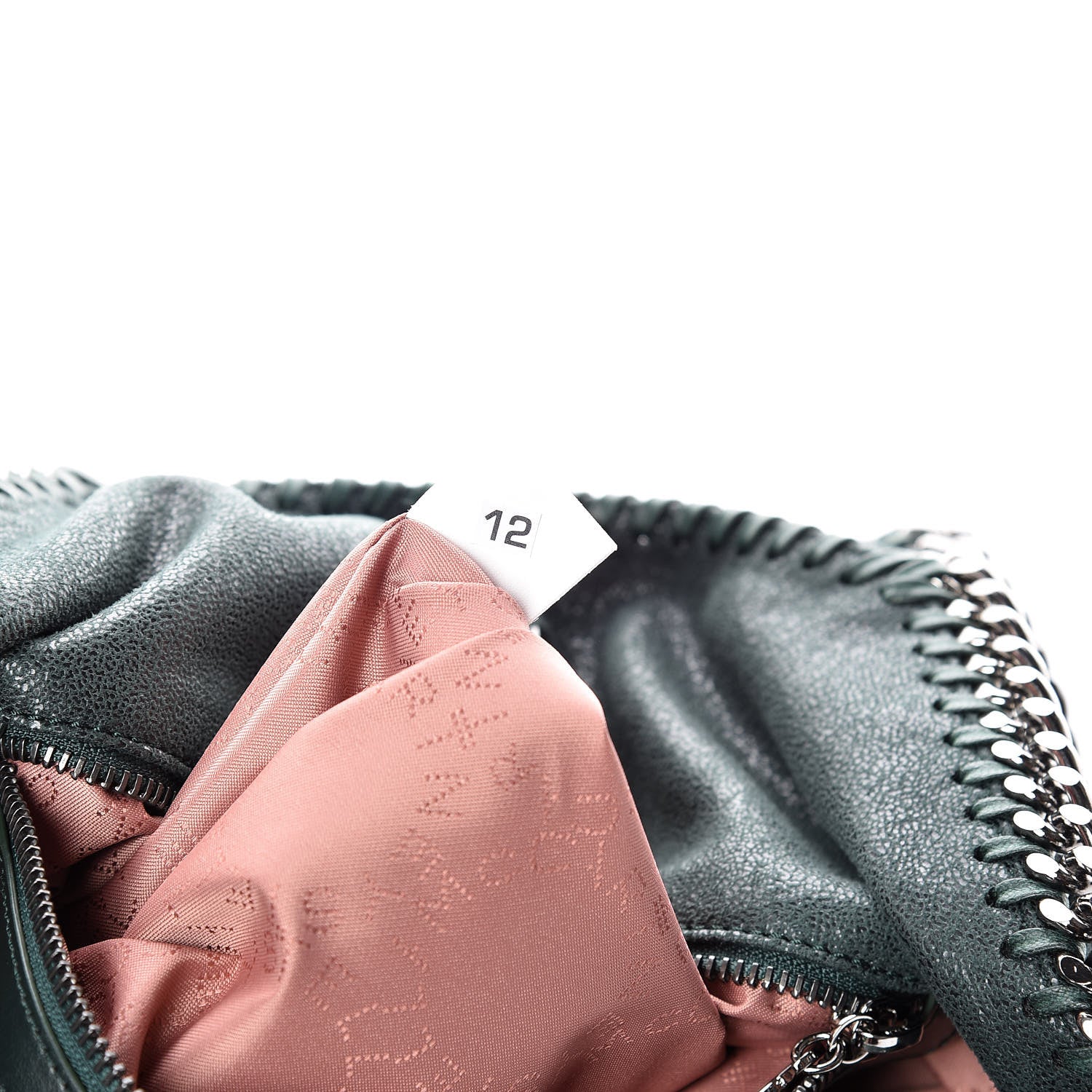 Stella McCartney Shaggy Deer Falabella Fold Over Tote Petroleum 9 of 10