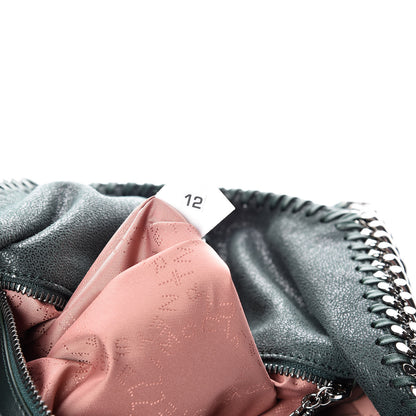 Stella McCartney Shaggy Deer Falabella Fold Over Tote Petroleum 9 of 10