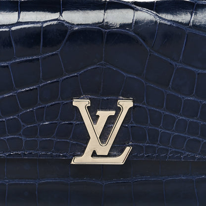 Louis Vuitton Crocodile Capucines Compact Wallet Saphir 8 of 10