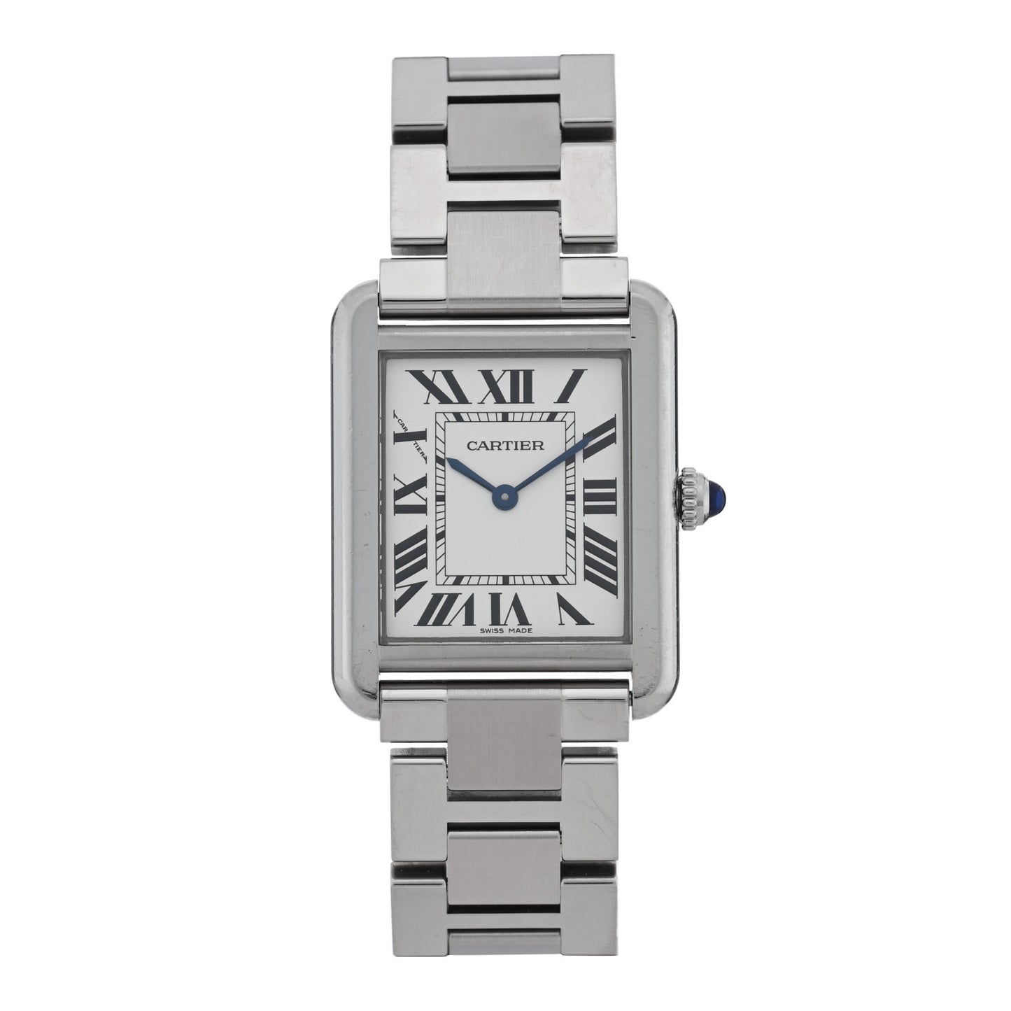 Stainless Steel 24mm Tank Solo Quartz Watch