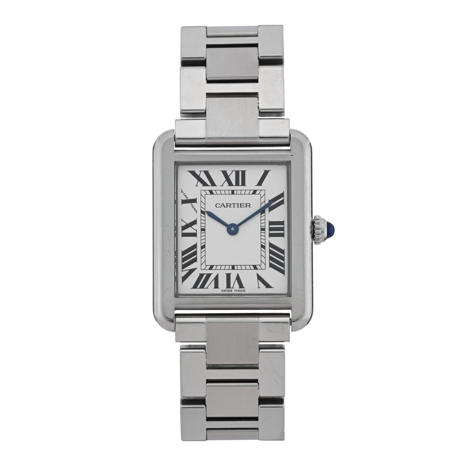 Cartier Stainless Steel 24mm Tank Solo Quartz Watch 1 of 5