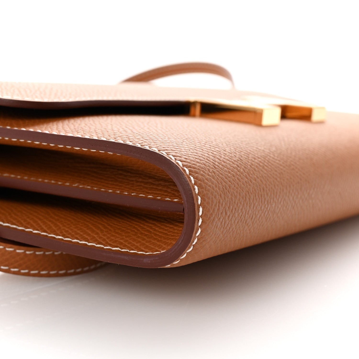 Hermes Epsom Constance Long Wallet To Go Gold 7 of 9
