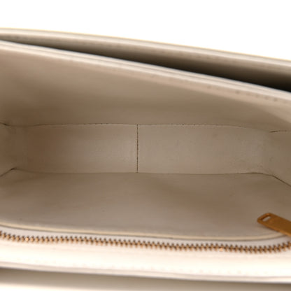 Celine Shiny Calfskin Teen Triomphe Arctic White 5 of 13