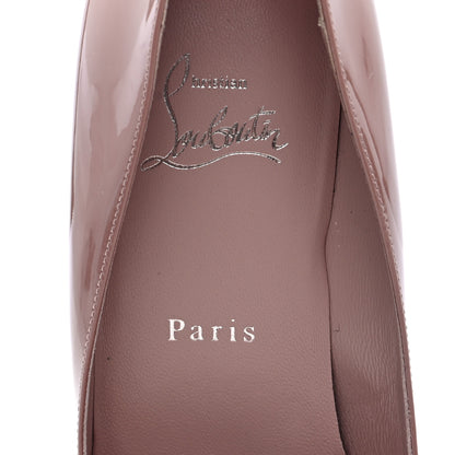 Christian Louboutin Patent Miss Z 80 Pumps 38.5 Vintage Rose 8 of 9