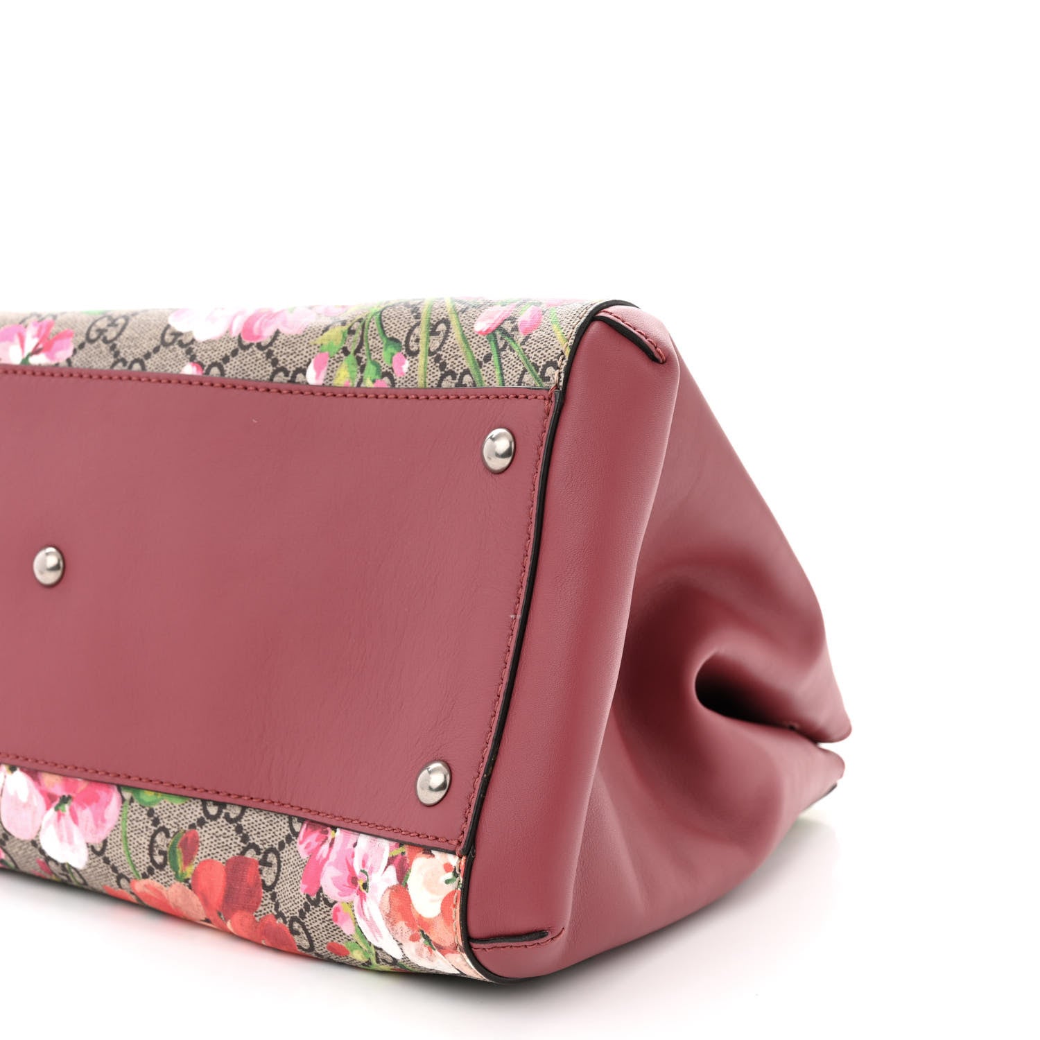 Gucci Soft GG Supreme Monogram Blooms Top Handle Bag Beige Multicolor Dry Rose 10 of 10