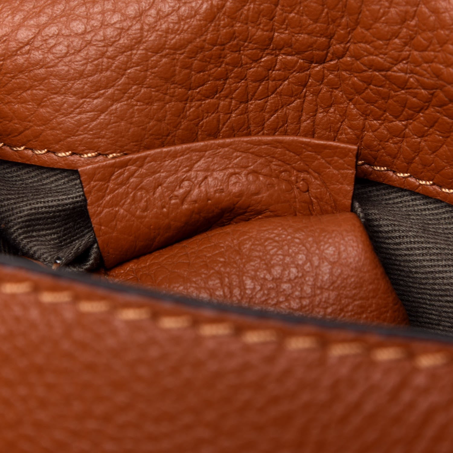 Chloe Calfskin Mini Marcie Round Crossbody Bag Tan 7 of 10