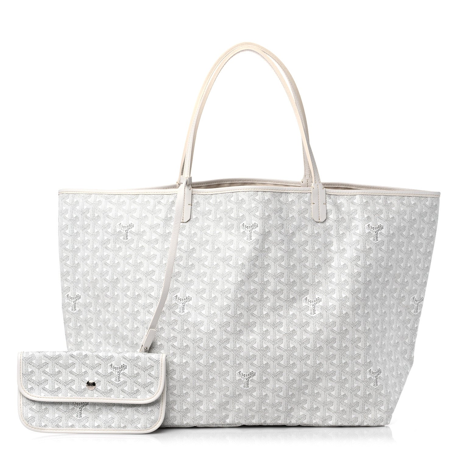 Goyard Goyardine Saint Louis GM White 1 of 9