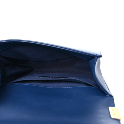 Chanel Calfskin Chevron Embroidered Small Boy By The Sea Flap Navy 5 of 14