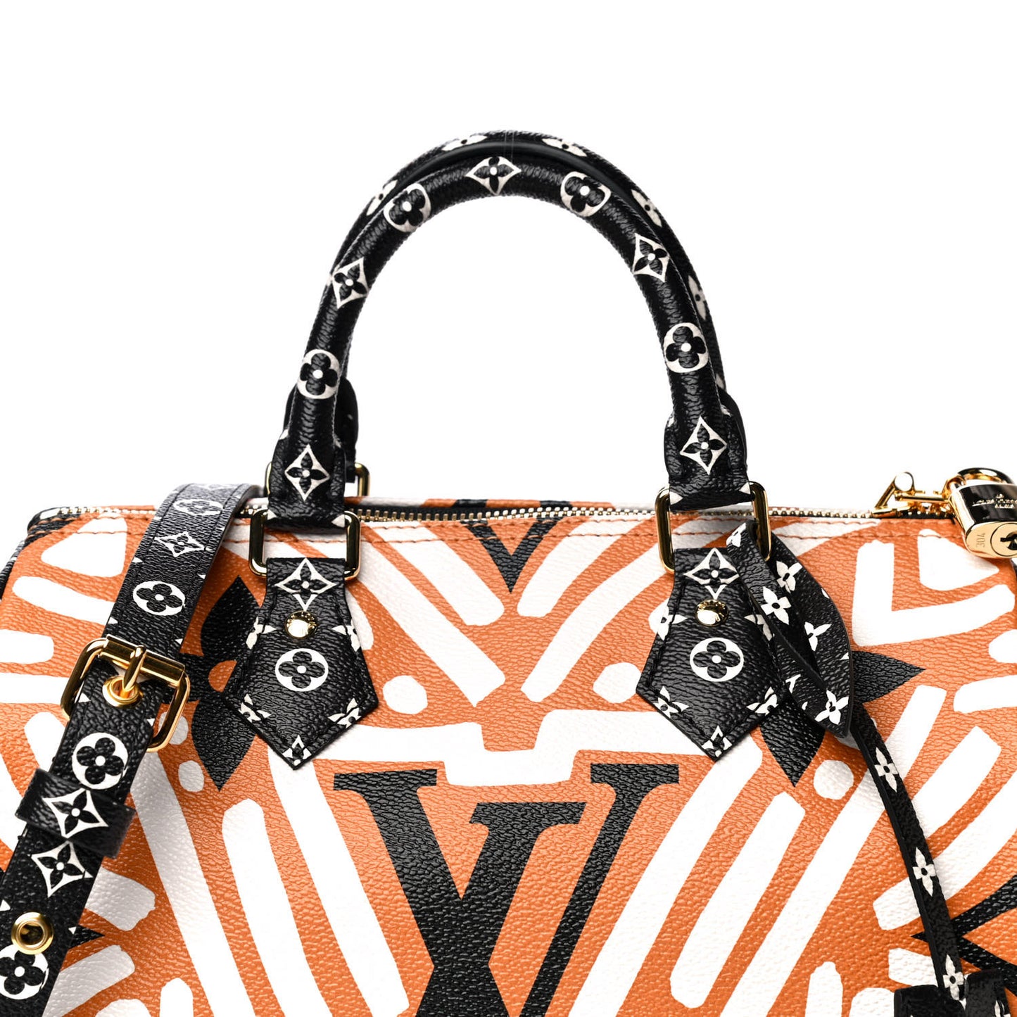 Monogram Giant Crafty Speedy Bandouliere 25 Creme Caramel