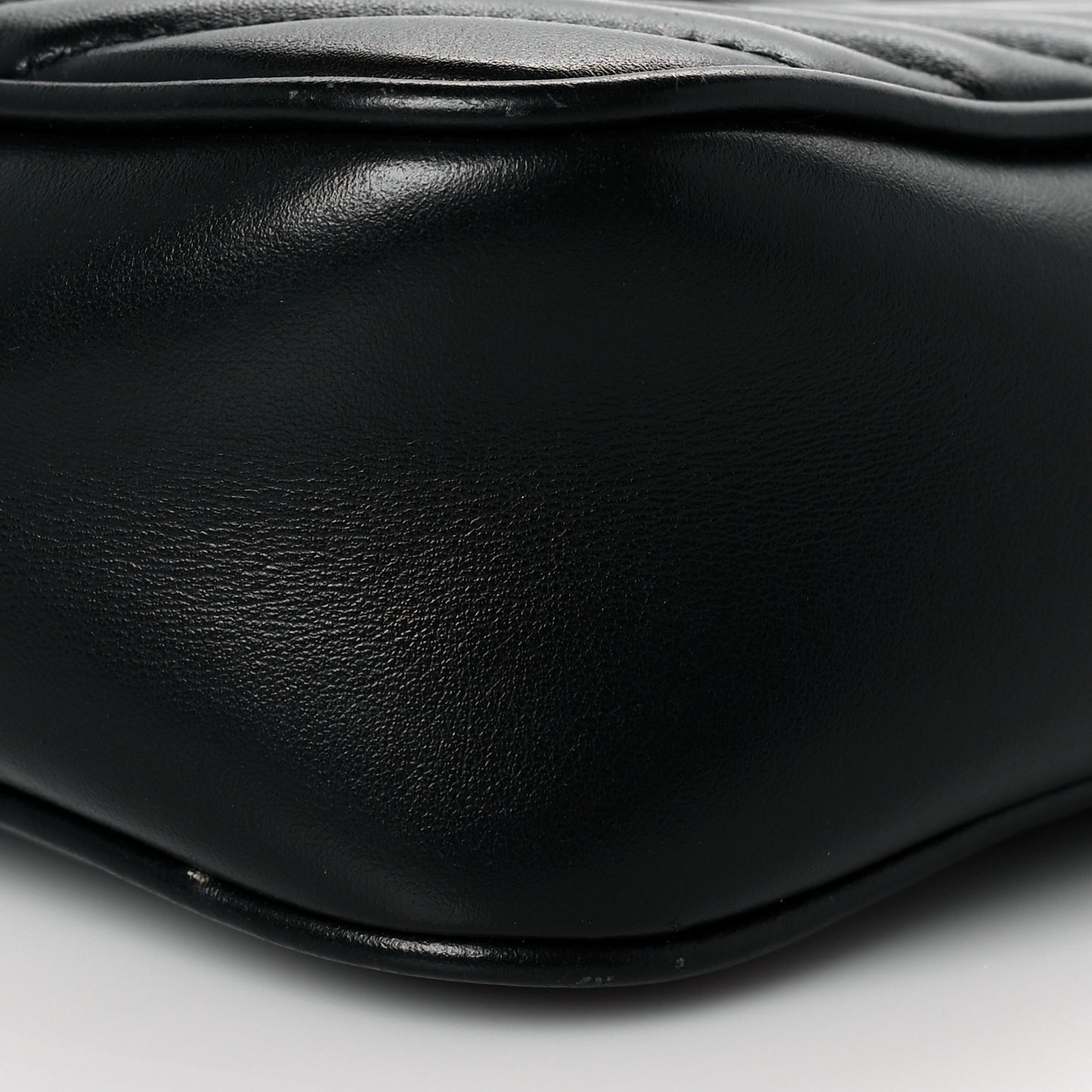Calfskin Matelasse Monogram Lou Camera Bag Black