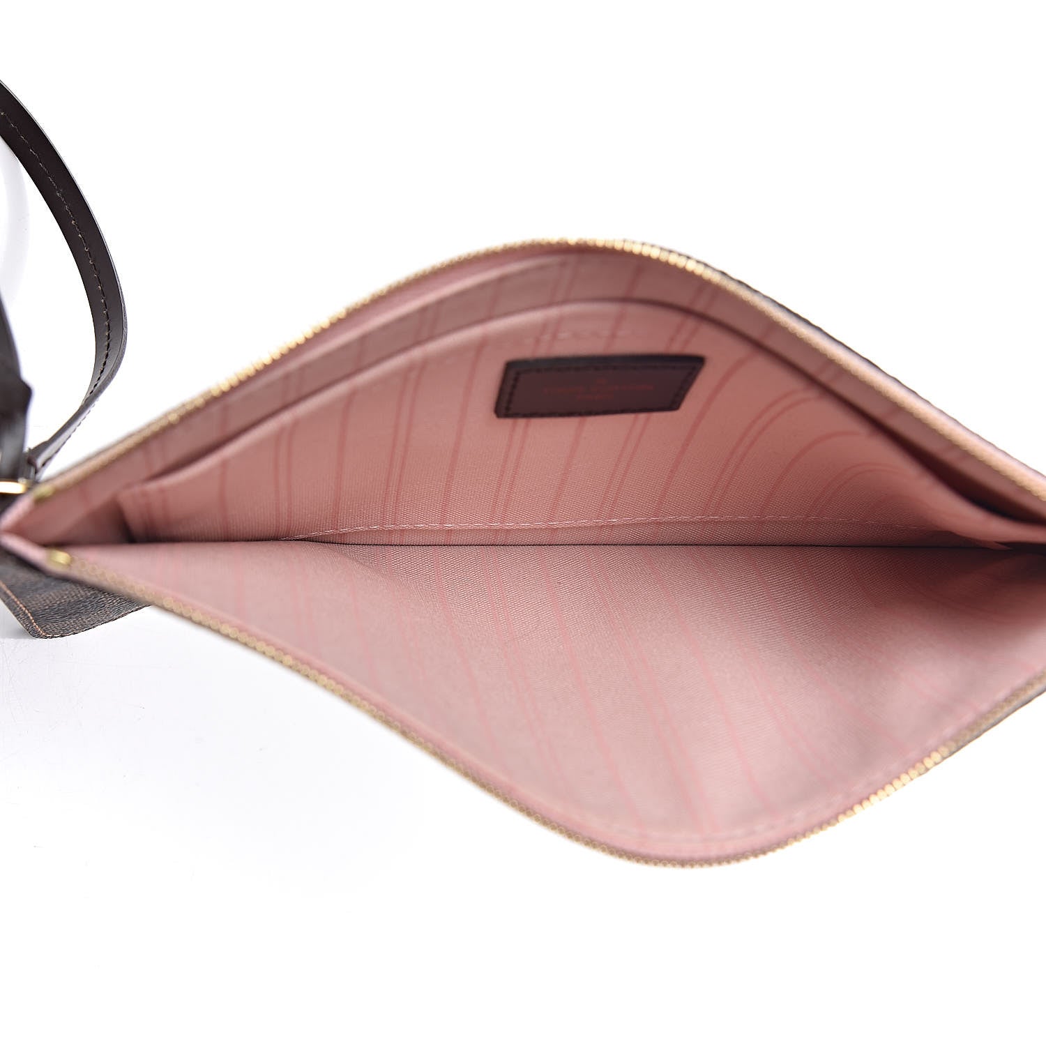 Louis Vuitton Damier Ebene Neverfull MM GM Pochette Rose Ballerine 5 of 8