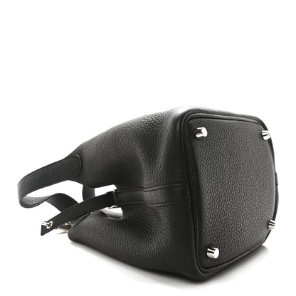 Hermes Taurillon Clemence Picotin Lock 18 PM Black 4 of 9