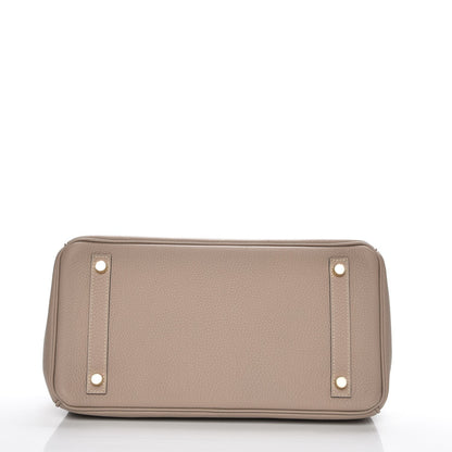 Hermes Togo Birkin 30 Gris Tourterelle 7 of 31