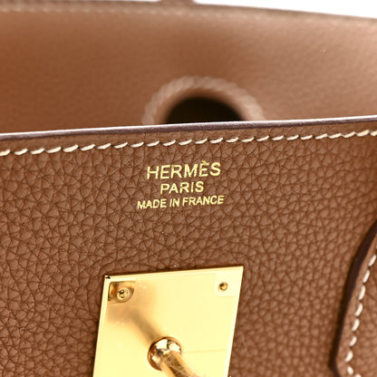 Hermes Togo Birkin 30 Gold 6 of 11