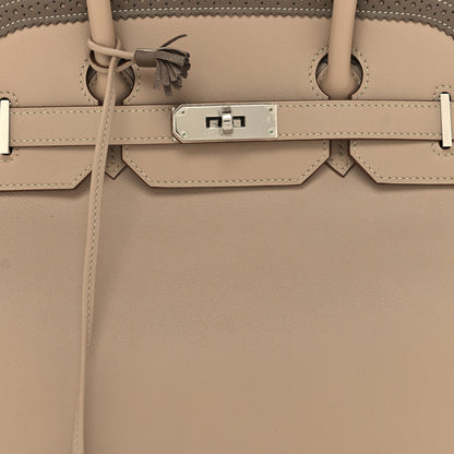 Hermes Swift Ghillies Birkin 35 Argile Etoupe 8 of 12