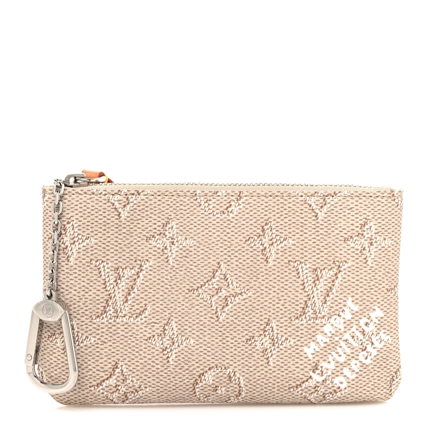 Monogram Heritage Key Pouch S Beige