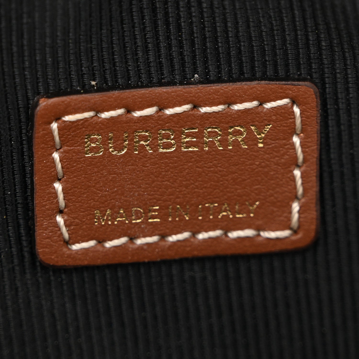 Burberry Canvas Calfskin Louise Bag Natural 6 of 13