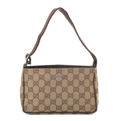 Gucci Monogram Shoulder Bag Dark Brown 1 of 14