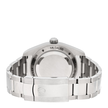 Rolex Stainless Steel 40mm Oyster Perpetual Milgauss Watch Z-Blue 116400GV 3 of 5