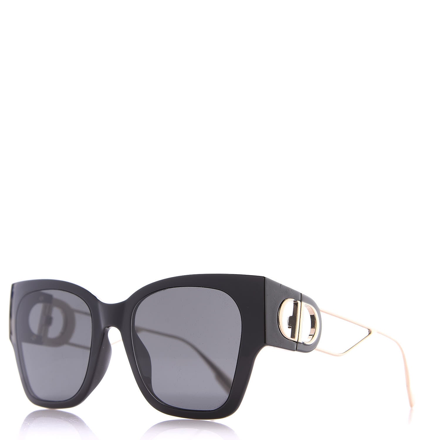 Christian Dior Rectangular 30 Montaigne 1 Sunglasses Black 1 of 9