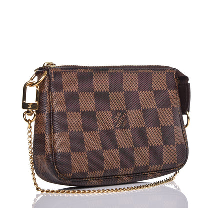Louis Vuitton Damier Ebene Mini Pochette Accessories 3 of 7