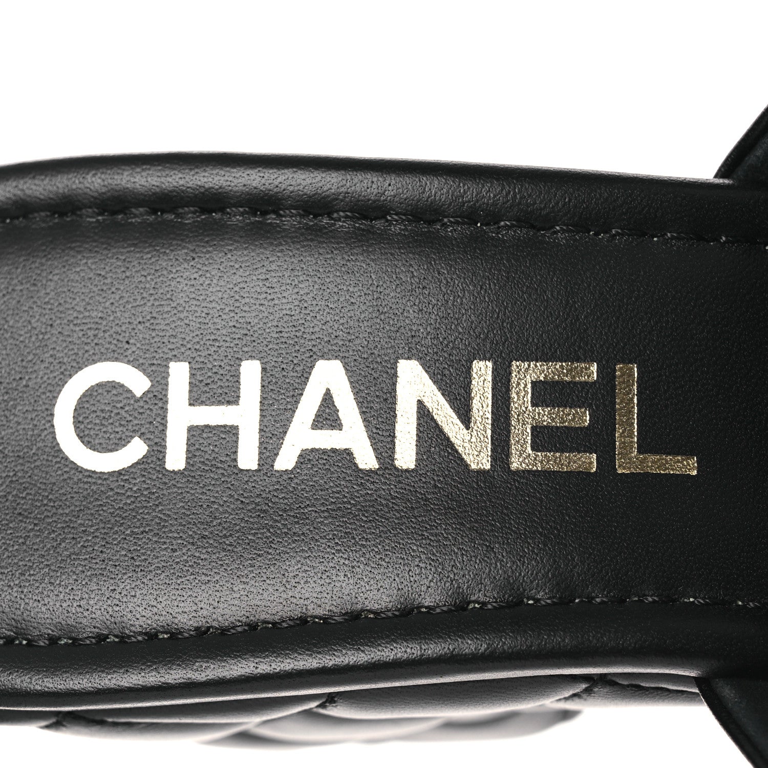 Chanel Lambskin Quilted CC Platform Mules 40 Black 9 of 13