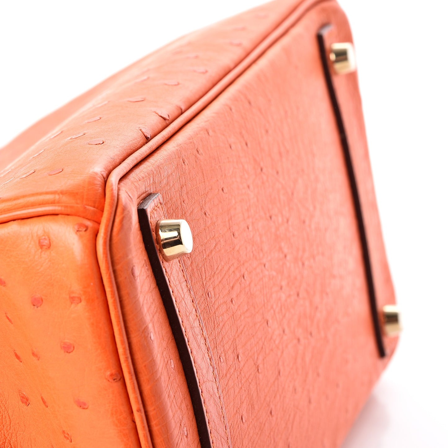 Ostrich Birkin 30 Orange