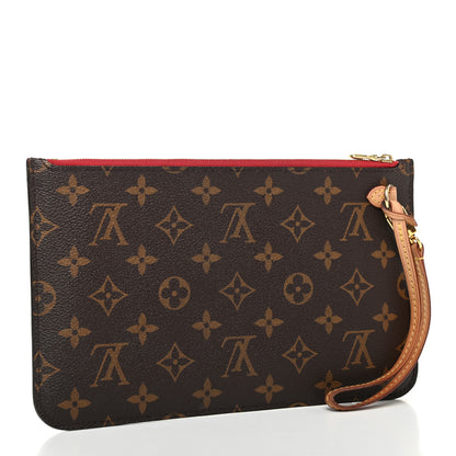 Louis Vuitton Monogram Neverfull MM GM Pochette Cherry 3 of 7
