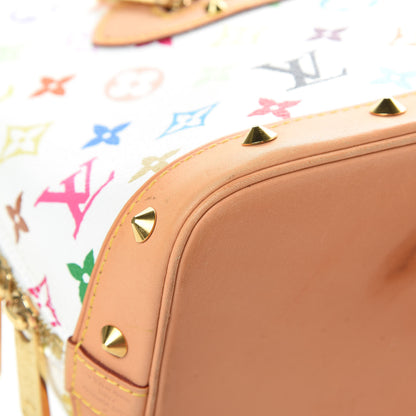 Louis Vuitton Monogram Multicolor Alma White 9 of 17