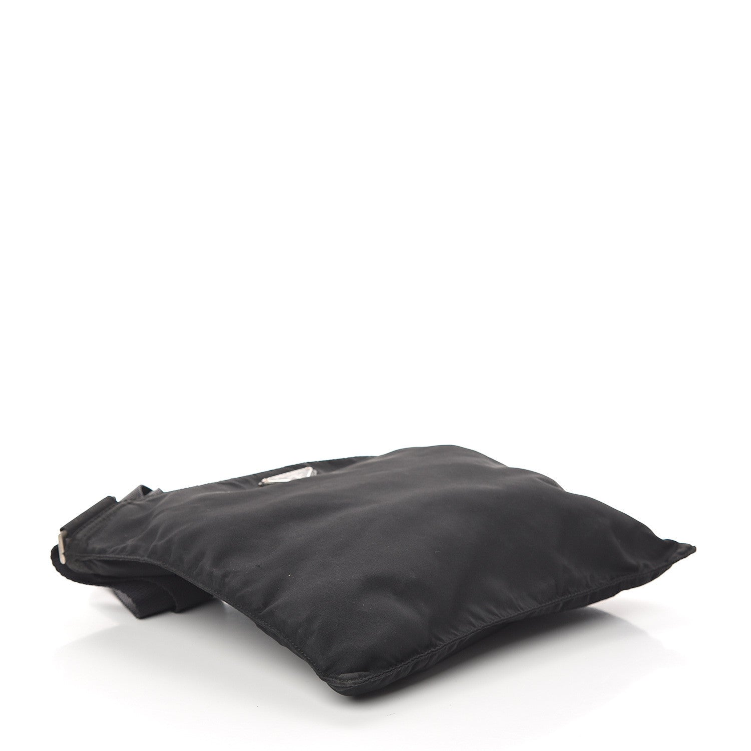 Prada Nylon Flat Messenger Bag Black 3 of 8