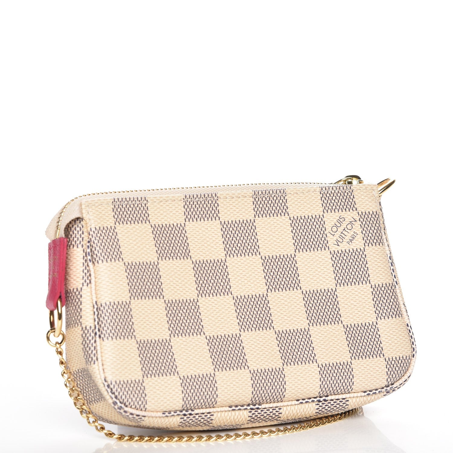 Louis Vuitton Damier Azur 2015 Christmas Animation Mini Pochette Accessories 3 of 7